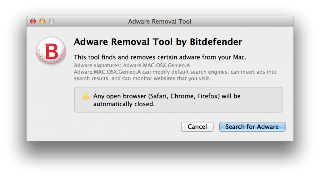 remove malwarebytes from mac toolbar